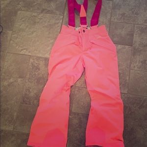 Girls the north face ski pants